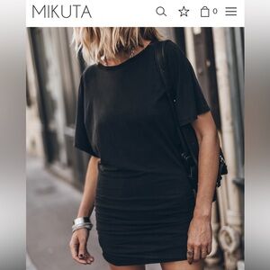 Mikuta Draped Mini Dress
